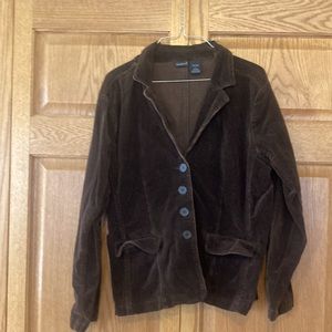 🦋 Chocolate brown corduroy blazer